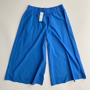 Eileen Fisher Wide-Leg Crop Pants in Bright Blue